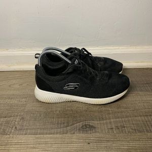 Skechers Womens Lite Weight Memory Foam 59528H Black Sneaker Shoes Size US 10